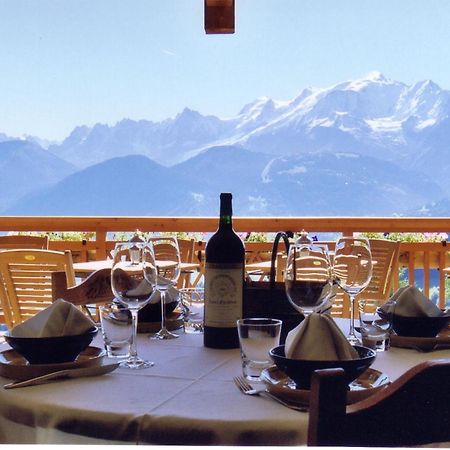 Villa La Joubarbe Au Balcon Du Mont-Blanc Sallanches Exterior foto