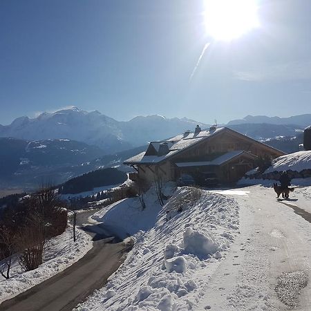 Villa La Joubarbe Au Balcon Du Mont-Blanc Sallanches Exterior foto