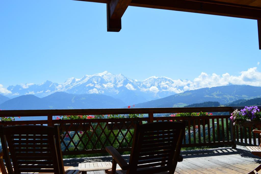 Villa La Joubarbe Au Balcon Du Mont-Blanc Sallanches Exterior foto