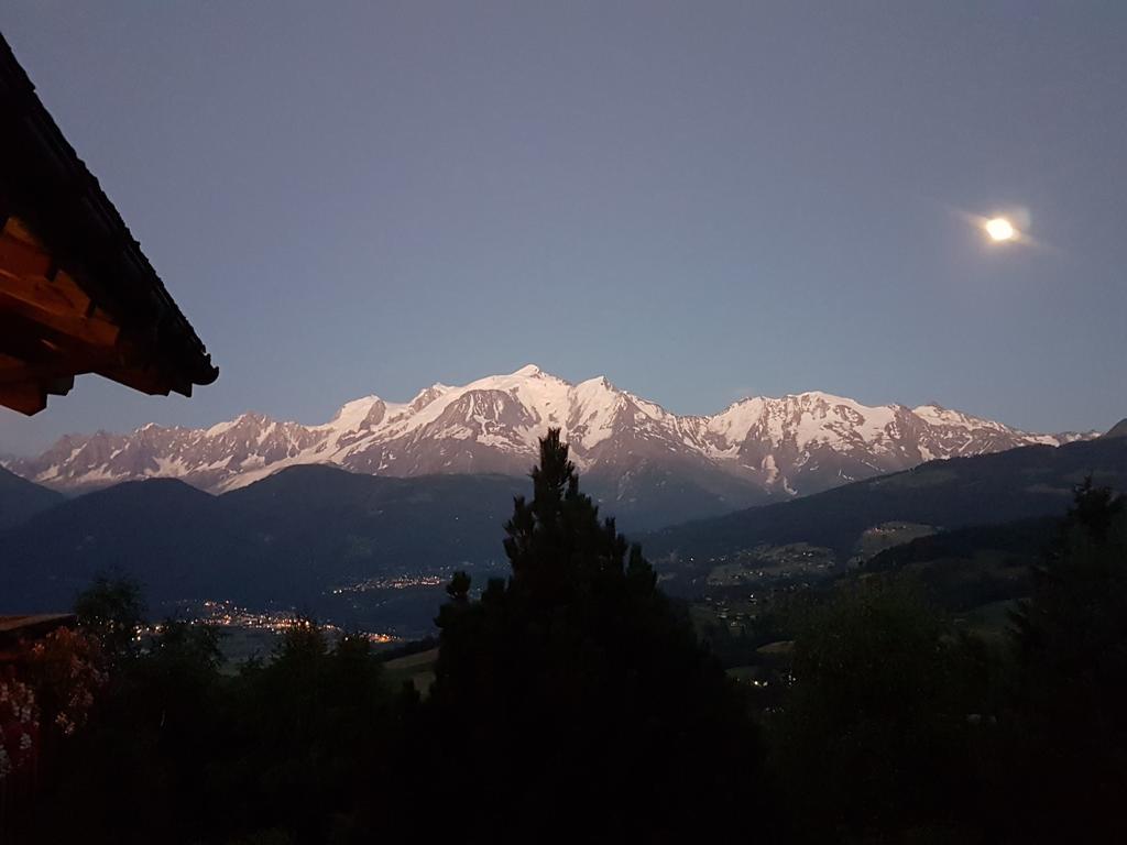 Villa La Joubarbe Au Balcon Du Mont-Blanc Sallanches Exterior foto