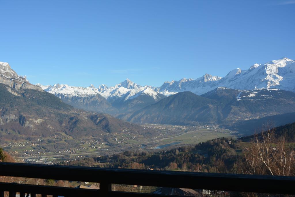 Villa La Joubarbe Au Balcon Du Mont-Blanc Sallanches Exterior foto