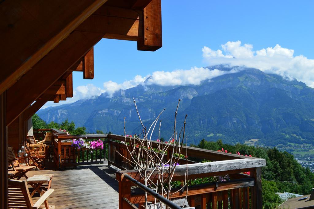 Villa La Joubarbe Au Balcon Du Mont-Blanc Sallanches Exterior foto