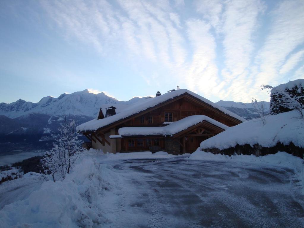 Villa La Joubarbe Au Balcon Du Mont-Blanc Sallanches Exterior foto