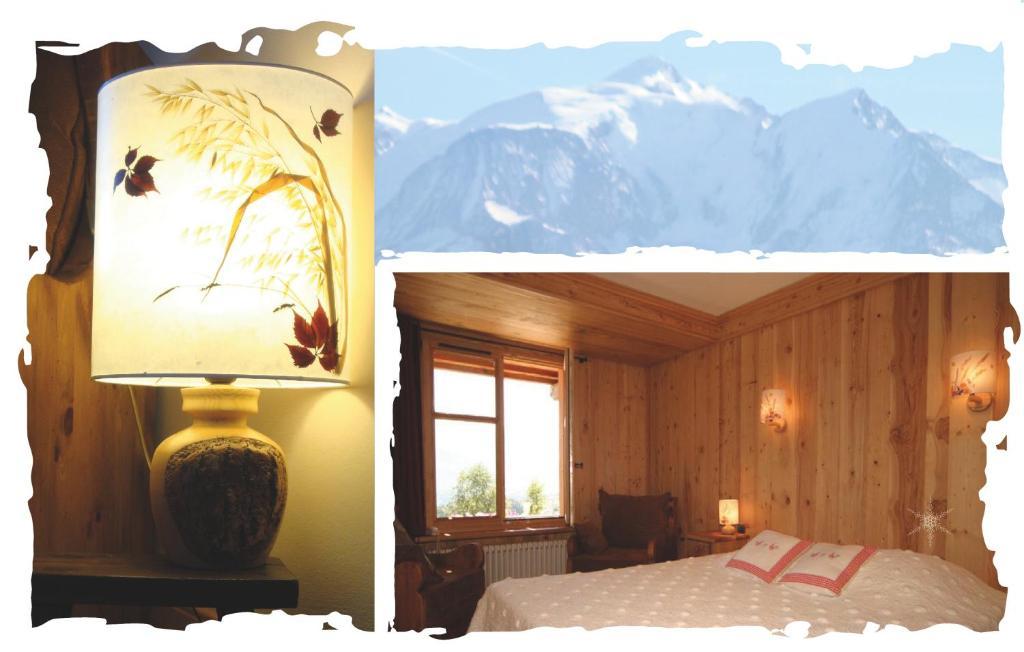 Villa La Joubarbe Au Balcon Du Mont-Blanc Sallanches Zimmer foto
