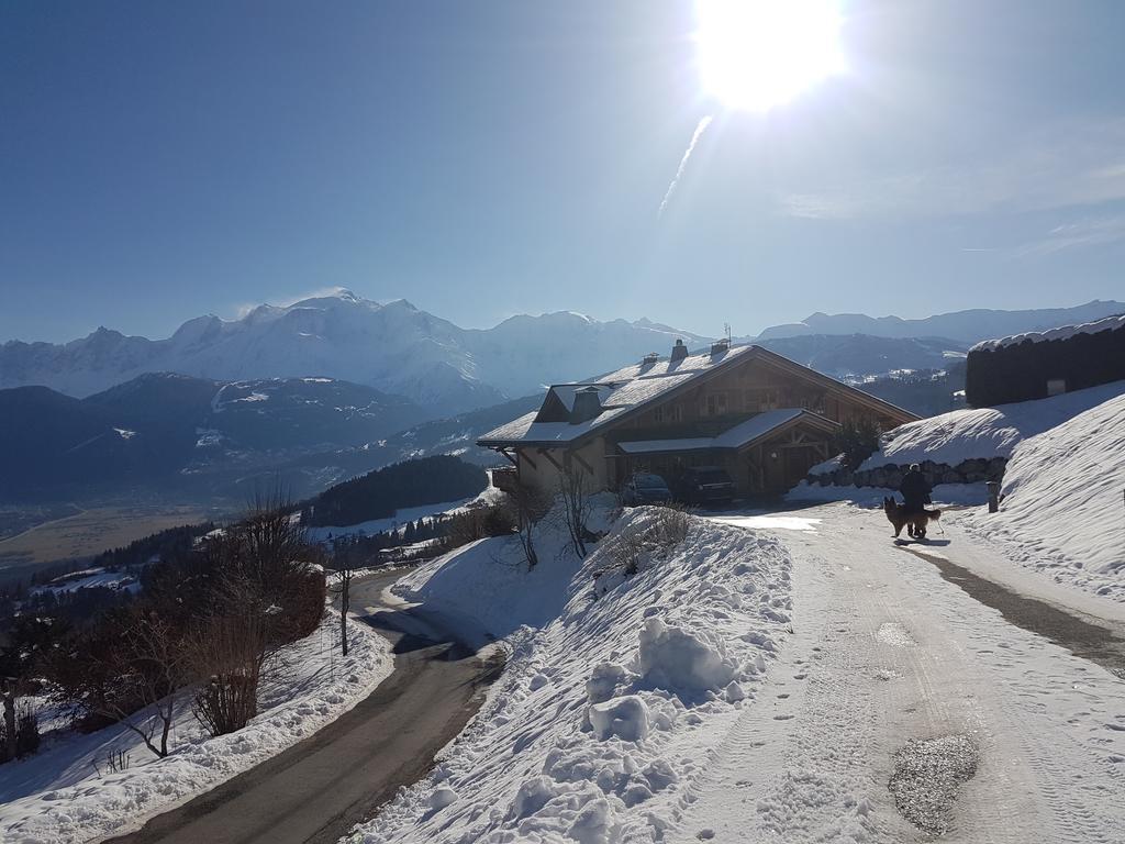 Villa La Joubarbe Au Balcon Du Mont-Blanc Sallanches Exterior foto